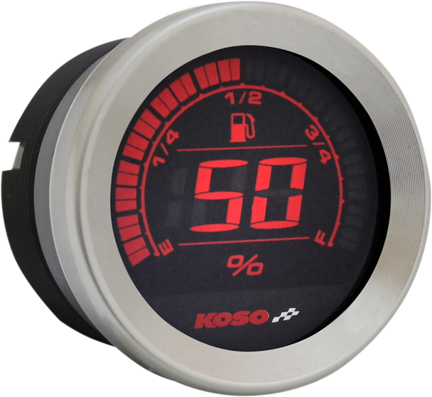 Koso North America 2" Fuel Level Gauge - Chrome Ba050200