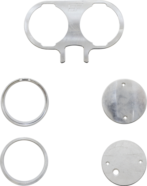 Slyfox Gauge Mount - Dual - Unfinished Tm-Sly25