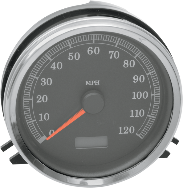 Drag Specialties Electronic Mph Speedometer - Black Face