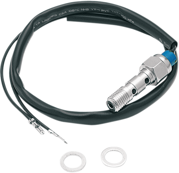 Hydraulic Brake Light Switch - Double Bleed - 1 Mm - Chrome 12-0013