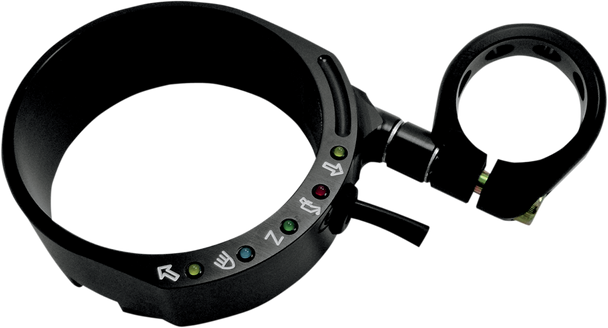 Joker Machine Speedometer Relocation Bracket - Black - For 49 Mm Fork 10-305B Joker Machine Speedometer Relocation Bracket - Black - For 49 Mm Fork 10-305B