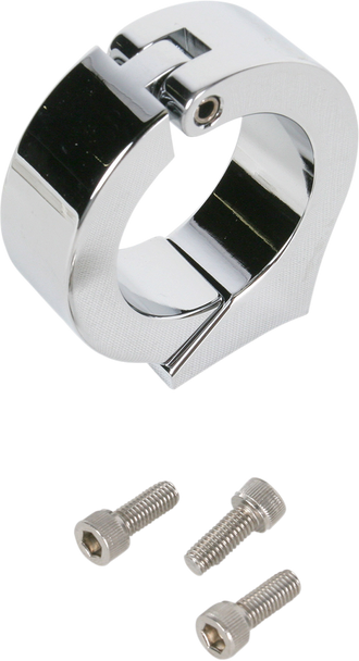 Dakota Digital Clamp Mount - For 1.50" Handlebar - 3-3/8" Gauge Cups - Chrome Bkt-3350