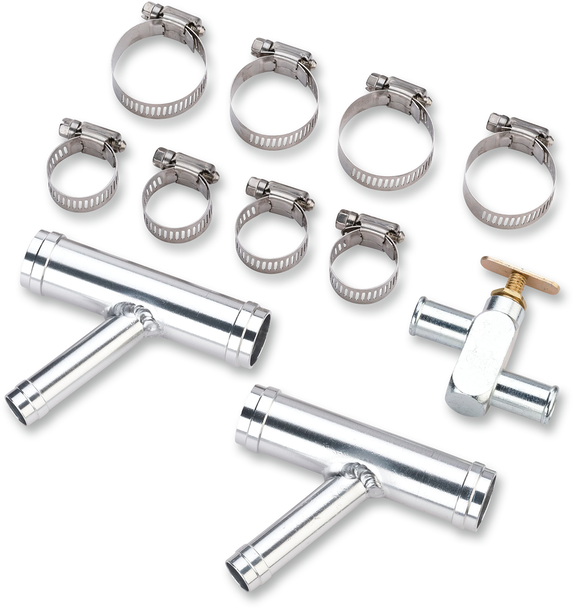 Moose Utility Cab Heater Y Fitting With Shutoff Valve Kit Z17554