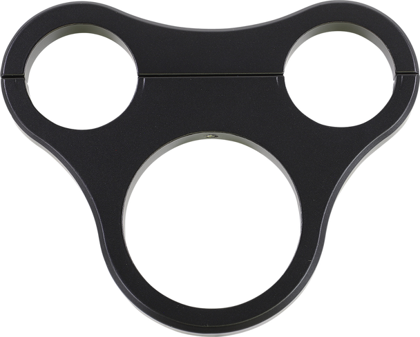 Drag Specialties 1.5" T-Bar Gauge Mount - Flat Black - For Mini Gauge
