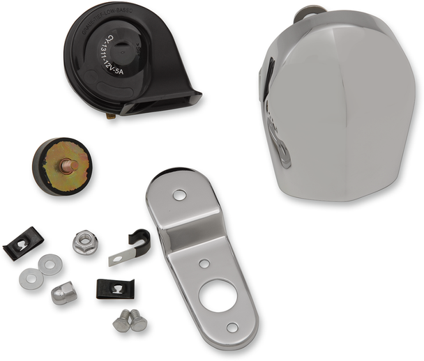 Drag Specialties Horn Kit - Chrome