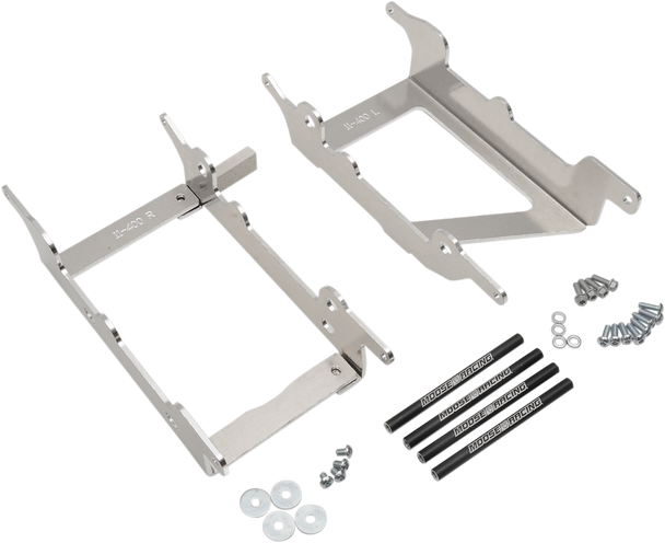 Moose Racing Radiator Braces - Silver - Beta 11-400