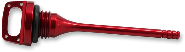 Works Connection Dipstick - Red - Honda 24-216