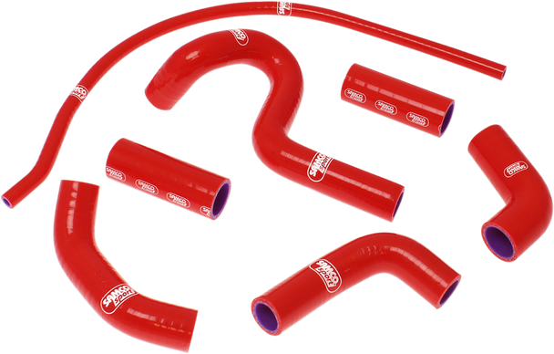 Samco Sport Radiator Hose Kit - Red - Ducati Duc5-Rd