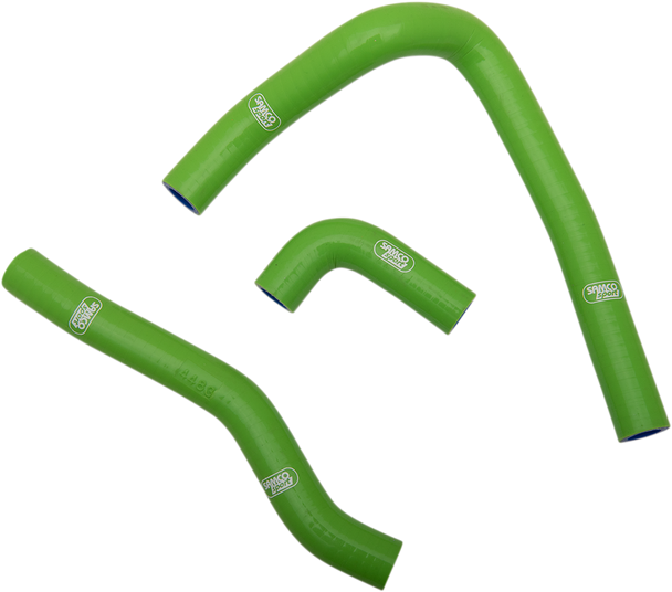 Moose Racing Race Fit Radiator Hose Kit - Green - Kawasaki Kaw-62-Gr