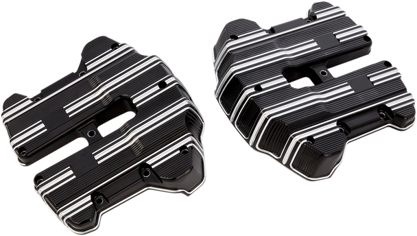 Arlen Ness Rocker Box Covers - 10 Gauge - Black 18-263