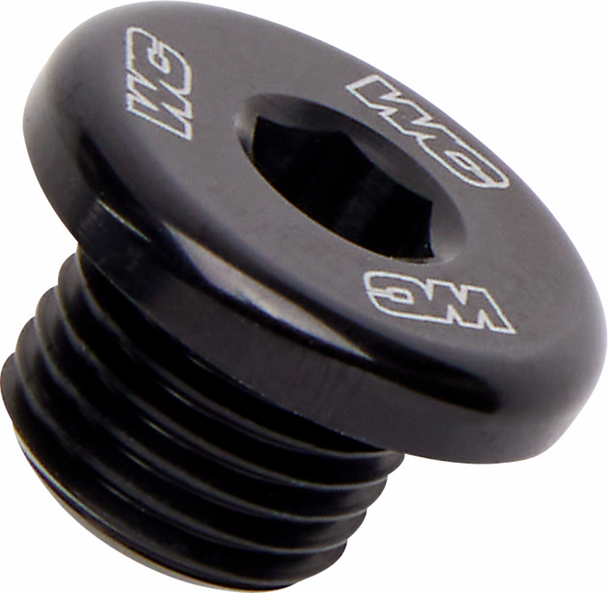 Works Connection Radiator Drain Plug - Black - Honda/Kawasaki 24-632