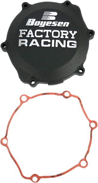 Boyesen Clutch Cover - Black - Yamaha Cc-30B