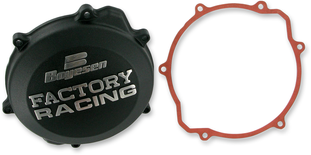 Boyesen Clutch Cover - Black - Yamaha Cc32Ab