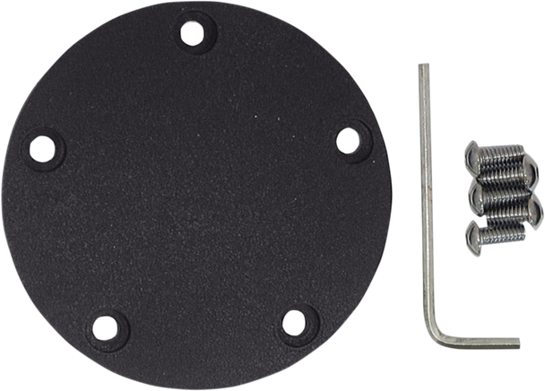 Drag Specialties Points Cover - Wrinkle Black - Twin Cam
