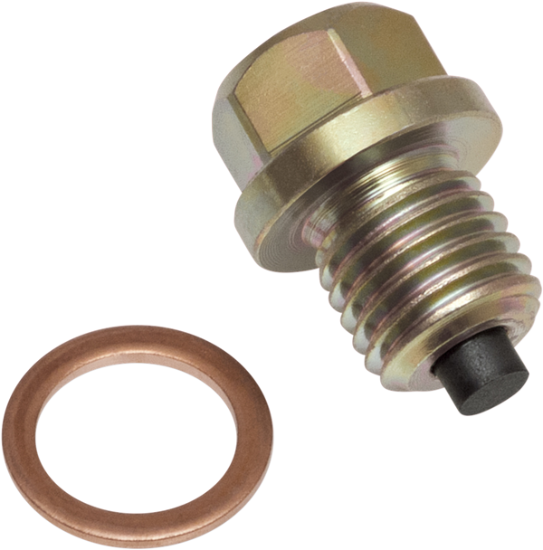 Show Chrome Magnetic Oil Drain Plug - Honda/Kawasaki/Victory 5-302