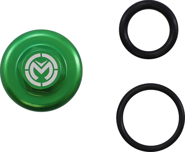 Moose Racing Oil Cap - Green - Kawasaki T14-6303Gn
