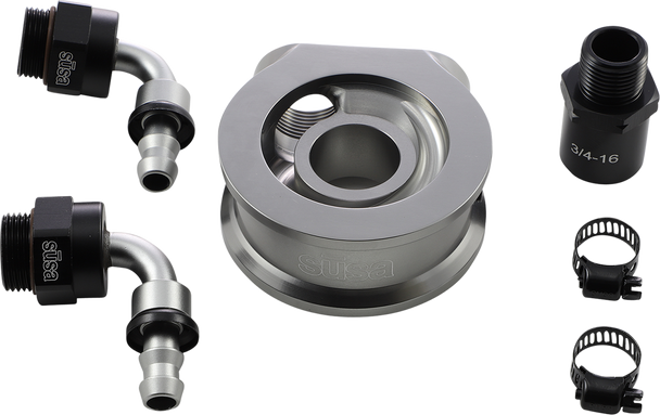 Jagg Oil Coolers Oil Filter Adapter - Big Twin/Sportster 4500