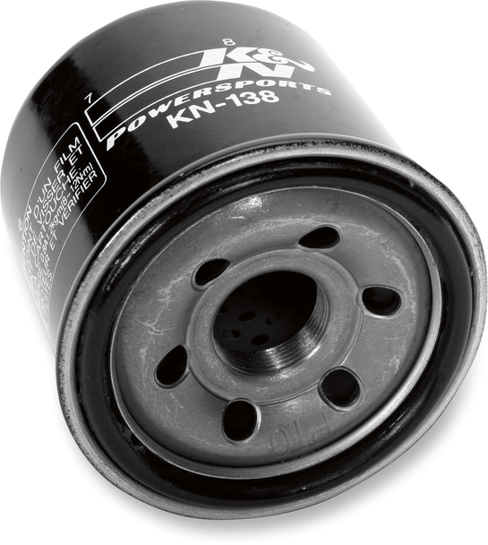 K & N Performance Oil Filter - Aprilia/Arctic Cat/Bimota/Cagiva/Kawasaki/Kymco/Suzuki Kn-138