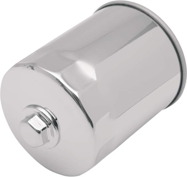 Drag Specialties Oil Filter With Nut - Chrome - Sportster Drag Specialties Oil Filter With Nut - Chrome - Sportster