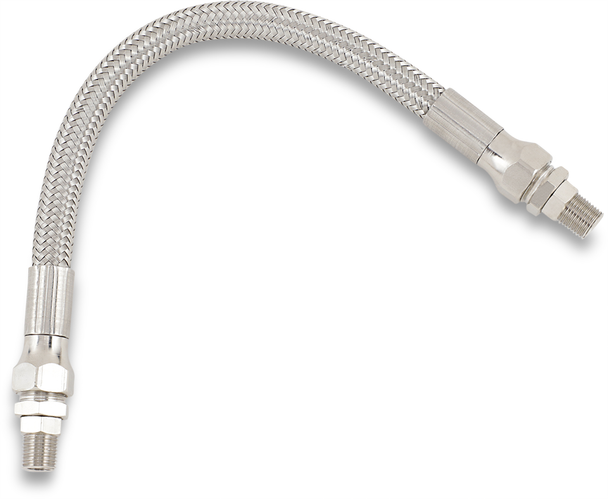 Drag Specialties Universal Oil Line - Stainless Steel - 9"