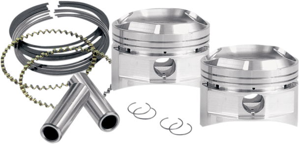 Piston Kit - For 88", 93" & 96" Super Stock Heads - 3.625" - +.010 92-1061