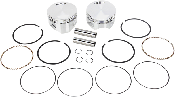 Piston Kit - For 113" Super Sidewinder - 4.0" - +.020 92-1412