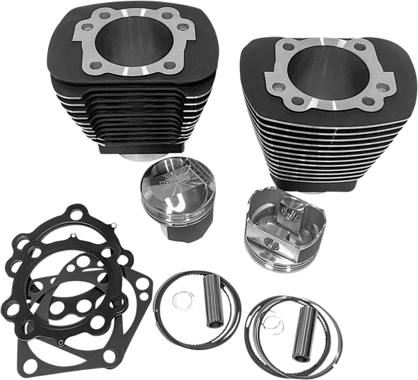 Revolution Performance, Llc Cylinder Kit - 85" - Black With Highlighted Fins Rp201-204W