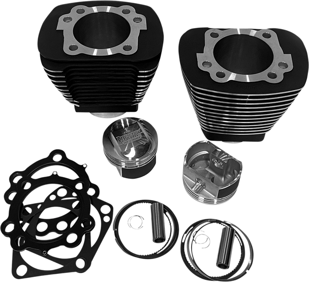 Revolution Performance, Llc Cylinder Kit - 92" - Black With Highlighted Fins Rp201-220W