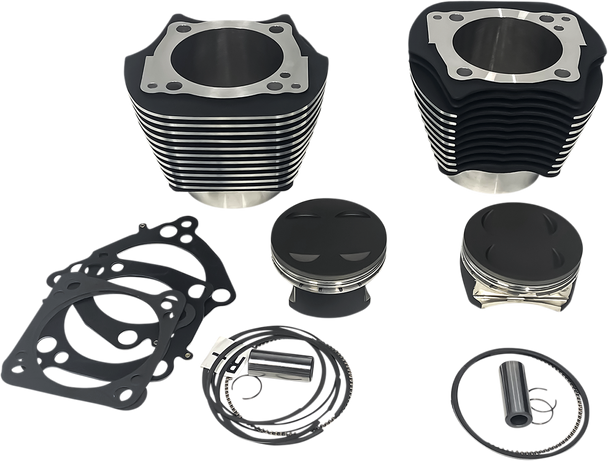 Revolution Performance, Llc Cylinder Kit - 139" - Black With Highlighted Fins - M8 Rp201-611W