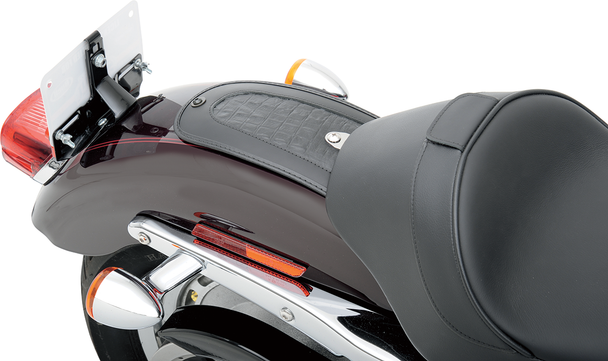 Drag Specialties Fender Skin - Embossed Faux Gator Leather Center