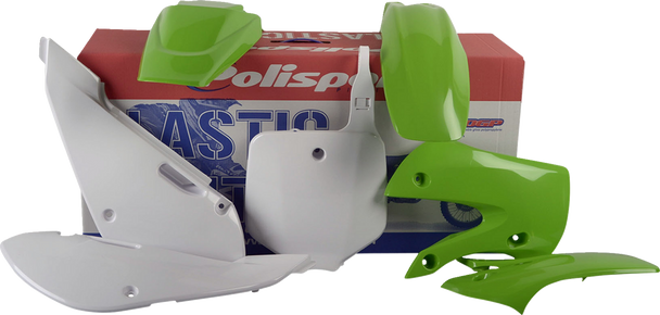 Polisport Body Kit - Complete - Oem '11-'22/'16-'23 Green/White - Kx 65 90162