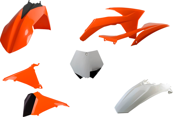 Polisport Body Kit - Oem Orange/White - Sx/Xc 90510