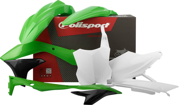 Polisport Body Kit - Complete - Oem Green/White/Black - Kx 450F 90689