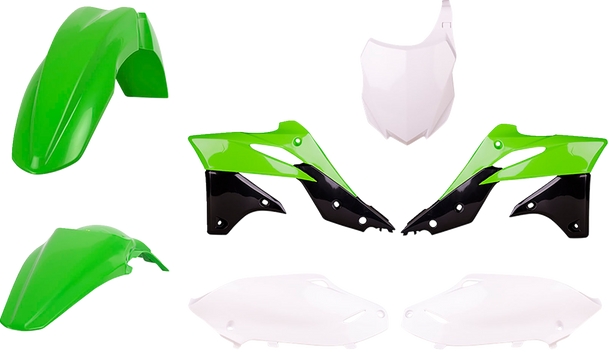 Polisport Body Kit - Complete - Oem Green/White/Black - Kx 250F 90695