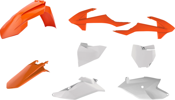 Polisport Restyled Body Kit - Oem Orange/White - Sx 85 90760