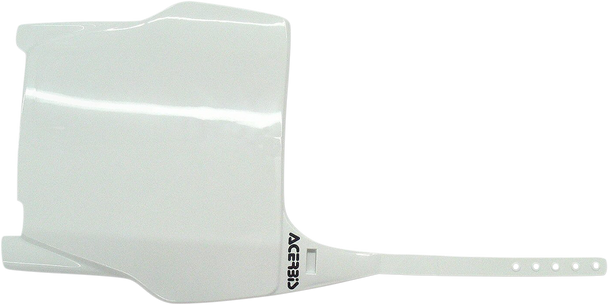 Acerbis Front Number Plate - White 2042210002