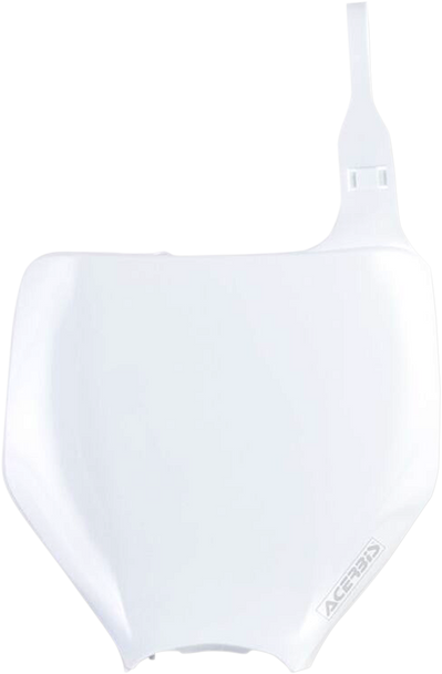 Acerbis Front Number Plate - White 2042310002