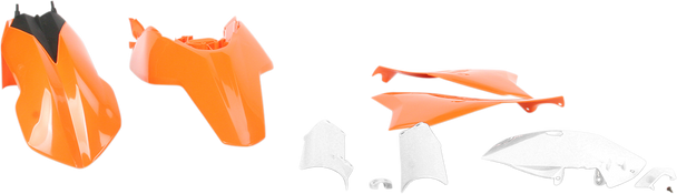 Acerbis Full Replacement Body Kit - Oem '13 Orange/White/Black 2320853914