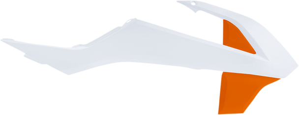 Acerbis Radiator Shroud - Orange/White 2449706813