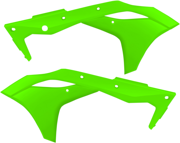 Acerbis Radiator Shrouds - Fluorescent Green 2630610235