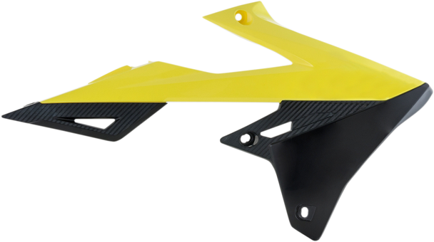 Acerbis Radiator Shrouds - Yellow/Black 2686491017