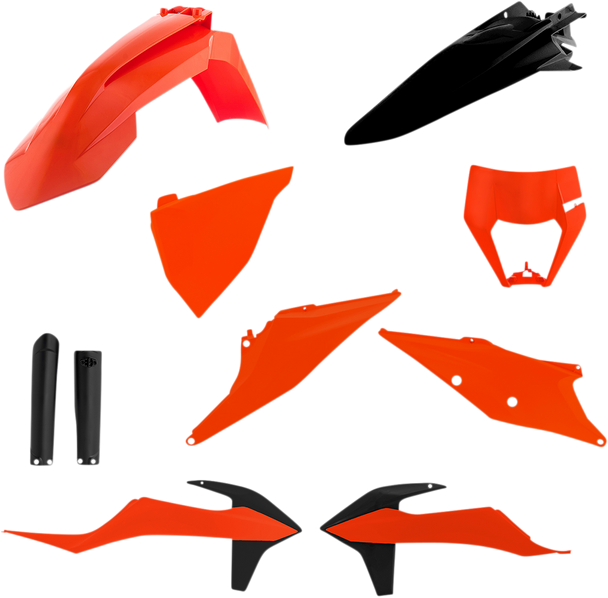 Acerbis Full Replacement Body Kit - Oem Orange/Black 2791546812