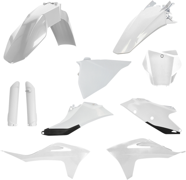 Acerbis Full Replacement Body Kit - White/Black 2872791035