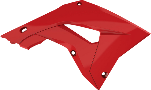 Polisport Radiator Cover - Restyle - '04 Oem Red - Cr 125R/250R 8421600001