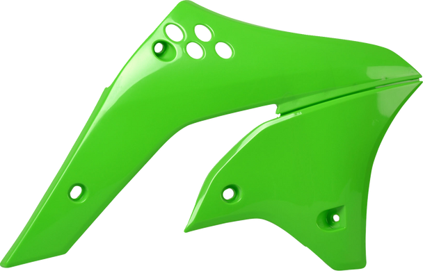 Polisport Radiator Cover - Oem Green - Kx 250F 8426200006