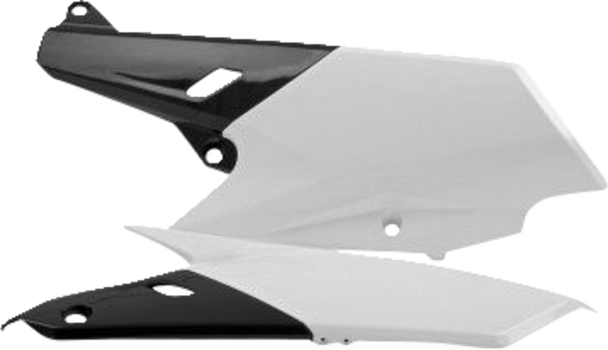 Polisport Side Panels - Oem White/Black - Yzf 250/450 | Wrf 250/450 8607000002