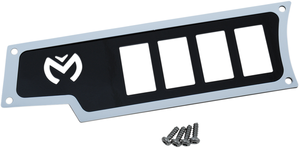Moose Utility Dash Plate - Left - White 100-4341-Pu