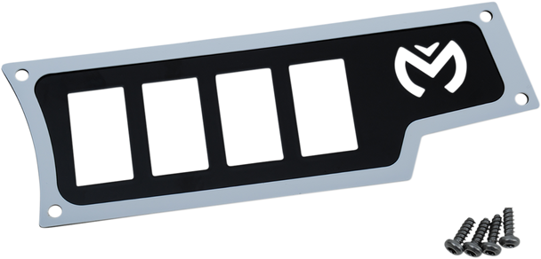 Moose Utility Dash Plate - Right - White 100-4351-Pu