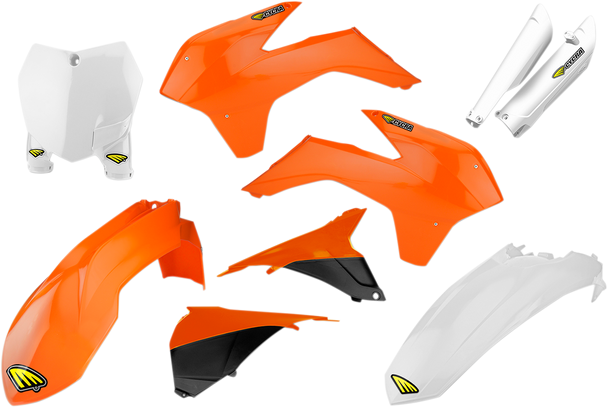 Cycra Body Kit - Powerflow - Orange/White/Black 1Cyc-9314-02 Cycra Body Kit - Powerflow - Orange/White/Black 1Cyc-9314-02
