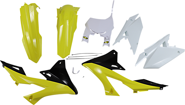 Cycra 5 Piece Replica Body Kit - Oe Yellow/White/Black - Rm-Z 250/450 1Cyc-9430-00